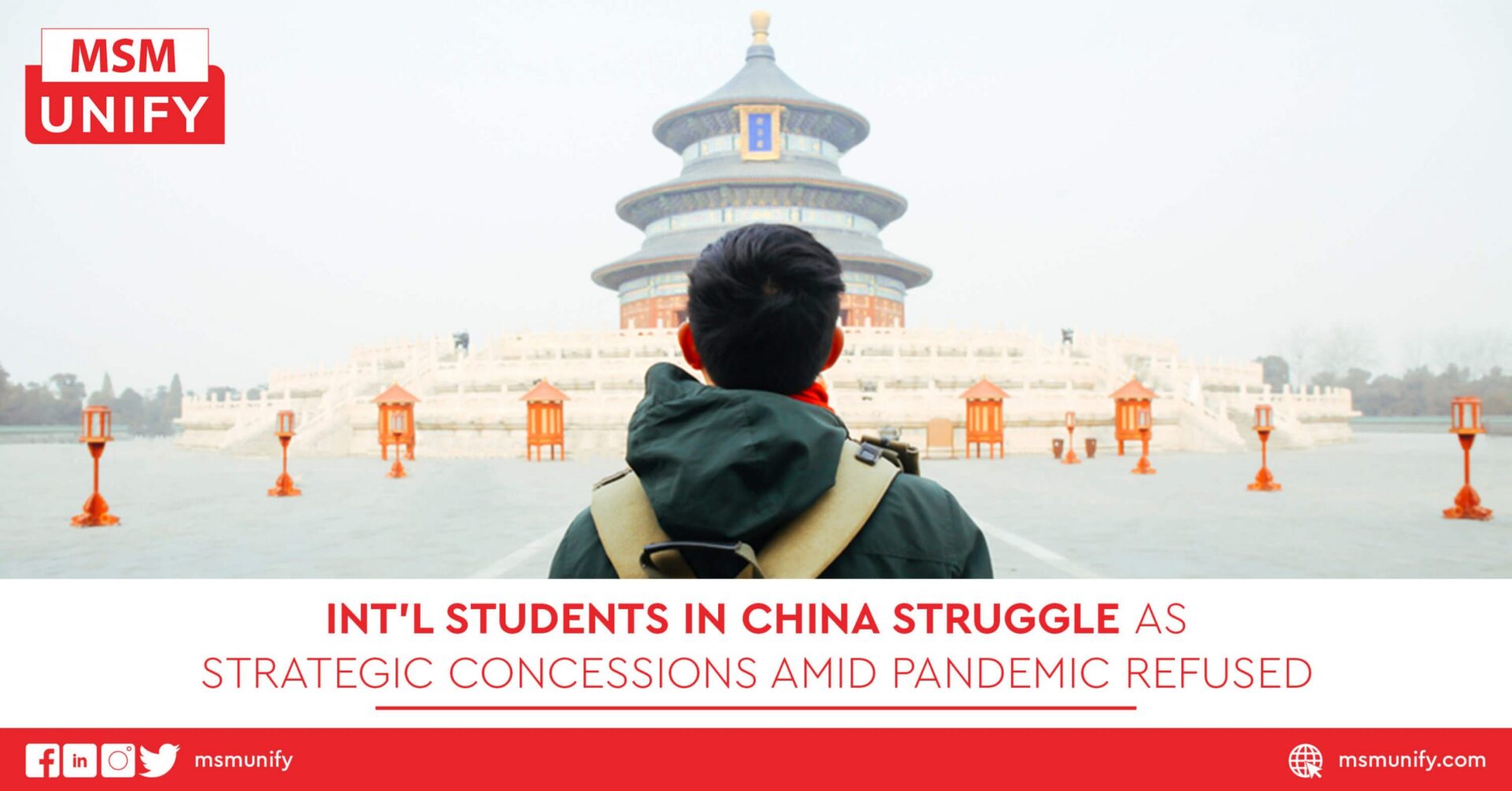 Intl Students in China Struggle As Strategic Concessions Amid Pandemic Refused scaled 1