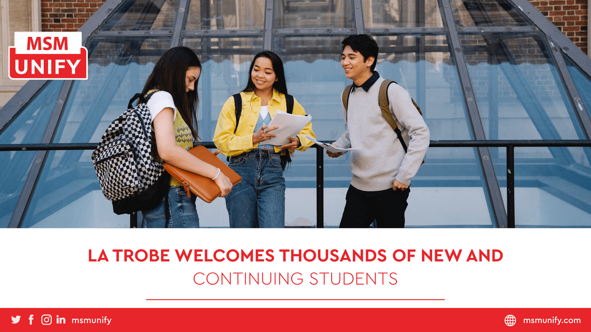 MSM Unify La Trobe Welcomes Thousands of New And Continuing Students min